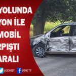 BUCAK KÖY YOLUNDA MEYDANA GELEN KAZADA 2 KİŞİ YARALANDI