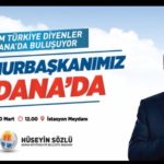 Cumhurbaşkanımız Sn. Recep Tayyip Erdoğan Adana’da!