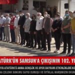 Kozan’da Atatürk anıtına çelenk sunumu