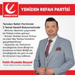 Fatih Mustafa Baysal Refah Partisi İlçe Başkanı oldu