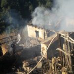 KARANEBİLİ KÖYÜNDE EV YANGINI