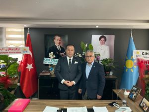 Erkan Can’dan İYİ Parti İl Başkanlığına Seçilen Birol Büyüköztürk’e Hayırlı Olsun Ziyareti