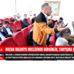 Kozan Belediye Meclisinde Gerginlik, Tartışma Çıktı