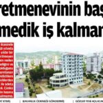 KOZAN ÖĞRETMEN EVİ ADANA BARIŞ GAZETESİNE MANŞET OLDU