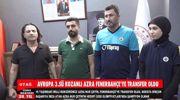 AVRUPA 3.SÜ KOZANLI AZRA FENERBAHÇEYE TRANSFER OLDU