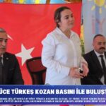 AYYÜCE TÜRKEŞ KOZAN BASINI İLE BULUŞTU
