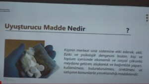 KOZAN’DA UYUŞTURUCU VE BAĞIMLILIKLA MÜCADELE SEMİNERİ VERİLDİ