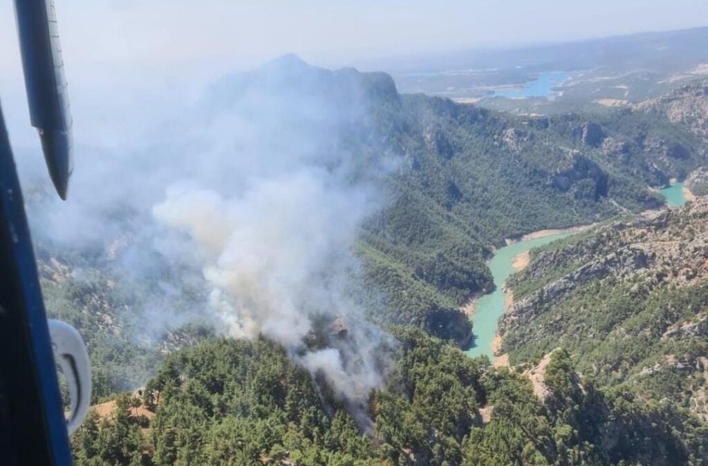 Kozan Enizçakırı Köyü’nde Orman Yangını