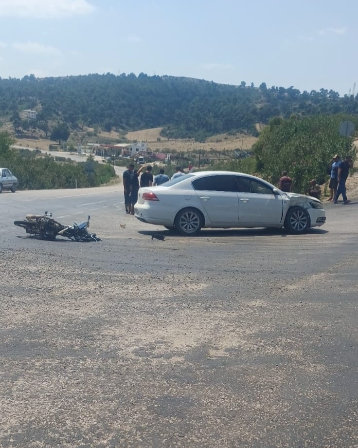 Akdam Köyü’nde Trafik Kazası: 1 Yaralı