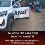 Araç uçuruma yuvarlandı 2 kişi hayatını kaybetti