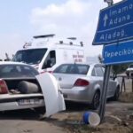 KOZAN-TEPECİKÖREN KAVŞAĞINDA KAZA 4 YARALI