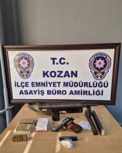 İşyerine Kurşun Sıkanlar Gece Silahları ile Beraber Yakalandı