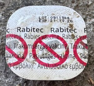 Dikkat! Kuduz Aşı Yemlerine Dokunmayın!