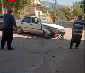 CUMHURİYET MAHALLESİ’NDE KONTROLSÜZ KAVŞAKTA KAZA