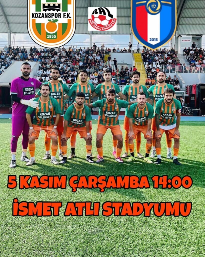 Kozanspor Yaz Sigorta Adaletgücü ile Karşılaşacak