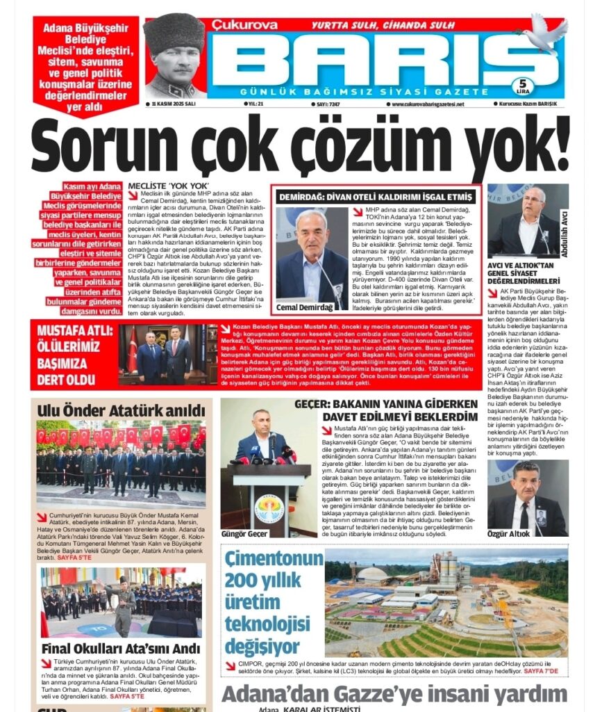 SORUN ÇOK ÇÖZÜM YOK