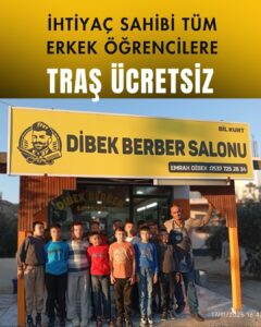 (Bir eğitim sezonunda) 7 ay boyunca ücretsiz tıraş