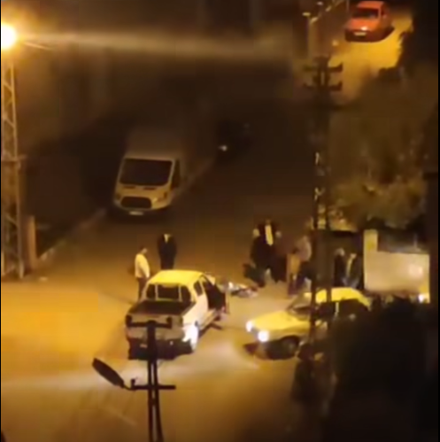 Türkeli Mahallesi Akman Sokak’ta, kaza meydana geldi.