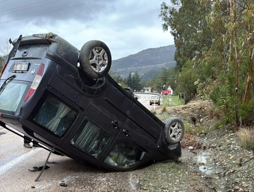 KOZAN – FEKE KARA YOLUNDA KAZA: 1 KİŞİ YARALANDI