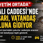 ADANA’DA ÇUKUR ŞOKU: ARAÇ HASAR GÖRDÜ, VATANDAŞ YARGIYA GİDİYOR