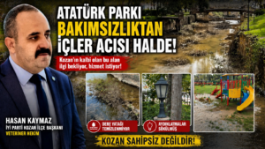 Hasan Kaynmaz “Atatürk Parkı Bakımsızlıktan İçler Acısı Halde”