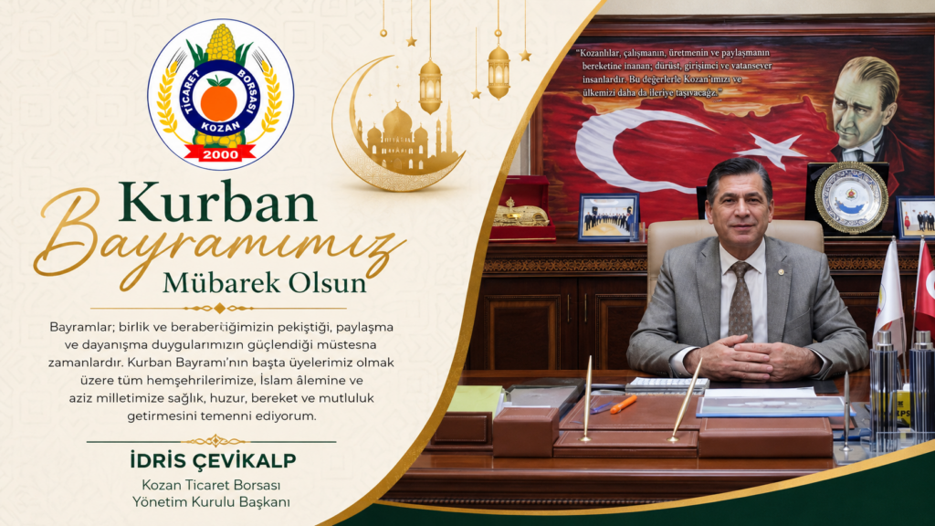 İdris Çevikalp’ten Kurban Bayramı Mesajı