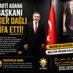 AK PARTİ ADANA İL BAŞKANI TAMER DAĞLI İSTİFA ETTİ VE BİR BASIN AÇIKLAMASI YAPTI