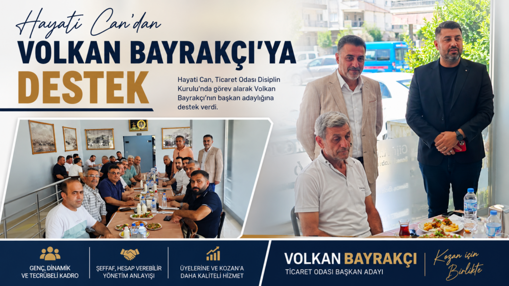 Hayati Can’dan Volkan Bayrakçı’ya Destek