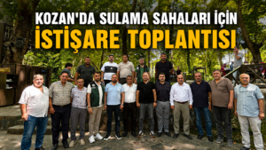 KOZAN’DA YENİ SULAMA SAHALARI İÇİN İSTİŞARE TOPLANTISI DÜZENLENDİ