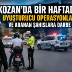 KOZAN POLİSİNDEN UYUŞTURUCU OPERASYONLARI VE ARANAN ŞAHISLARA DARBE