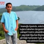 DAMDAN DÜŞEN OĞUZHAN BÜYÜMEZ, 4 GÜNLÜK YAŞAM SAVAŞINI KAYBETTİ
