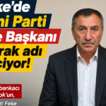 Feke’de Yeni Parti İlçe Başkanlığı İçin Öncü Tok İsmi Gündemde