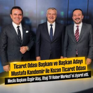 Mustafa Kandemir ve Özgür Ataş’tan Otağ TV’ye Ziyaret