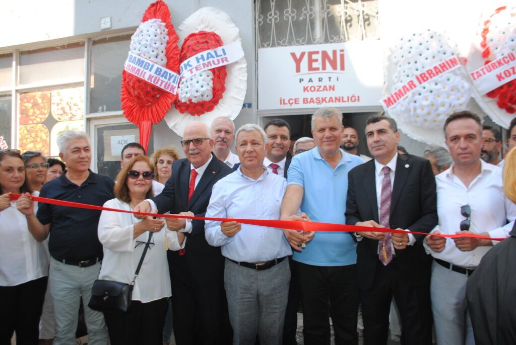 YENİ PARTİ KOZAN İLÇE BAŞKANLIĞI BİNASI AÇILDI
