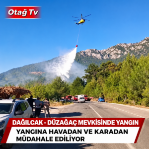 KOZAN DAĞILCAK ve DÜZAĞAÇ MEVKİSİNDE ORMAN YANGINI