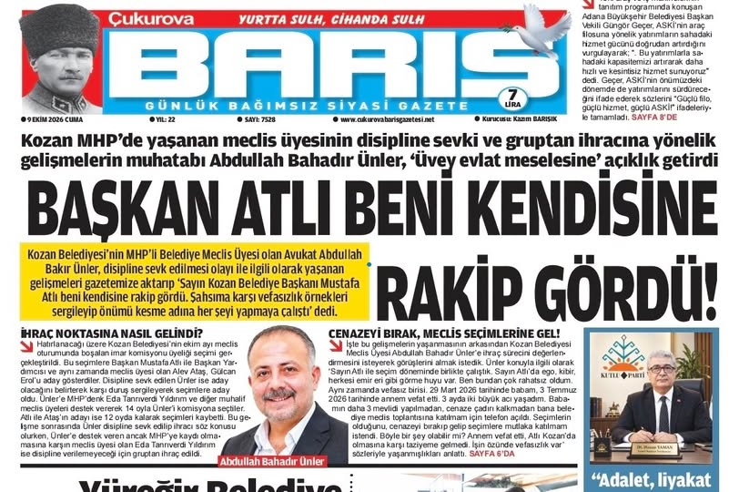 Av. Bahadır Abdullah Ünler: Başkan Mustafa Atlı beni kendisine rakip gördü!