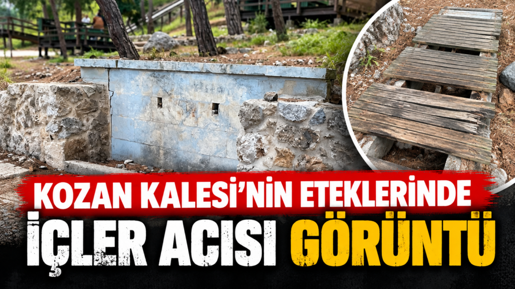 KOZAN KALESİ’NİN ETEKLERİNDEKİ PİKNİK ALANI İÇLER ACISI HALDE