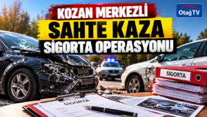 KOZAN MERKEZLİ SAHTE KAZA OPERASYONU: 77 ŞÜPHELİ YAKALANDI
