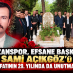 KOZANSPOR, EFSANE BAŞKANI SAMİ AÇIKGÖZ’Ü VEFATININ 29. YILINDA DA UNUTMADI
