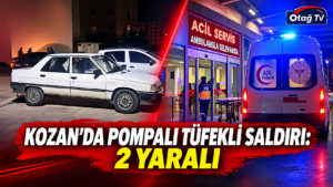 Kozan’da Pompalı Tüfekli Saldırı: 2 Yaralı