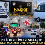 KOZAN’DA POLİS DENETİMLERİ SIKLAŞTI: ARANAN ŞAHISLAR YAKALANDI, UYUŞTURUCU VE SİLAH ELE GEÇİRİLDİ