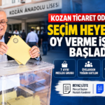 KOZAN TİCARET ODASI’NDA SEÇİM HEYECANI: OY VERME İŞLEMİ BAŞLADI